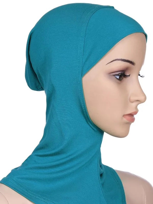 Хлопчатобумажный Хиджаб Подчеркивающий Шарф Шапки Внутренний Шарф Ниндзя Исламская Мода МУСУЛЬМАНСКИЙ ПОДЧЕРКИВАЮЩИЙ ШАРФ
