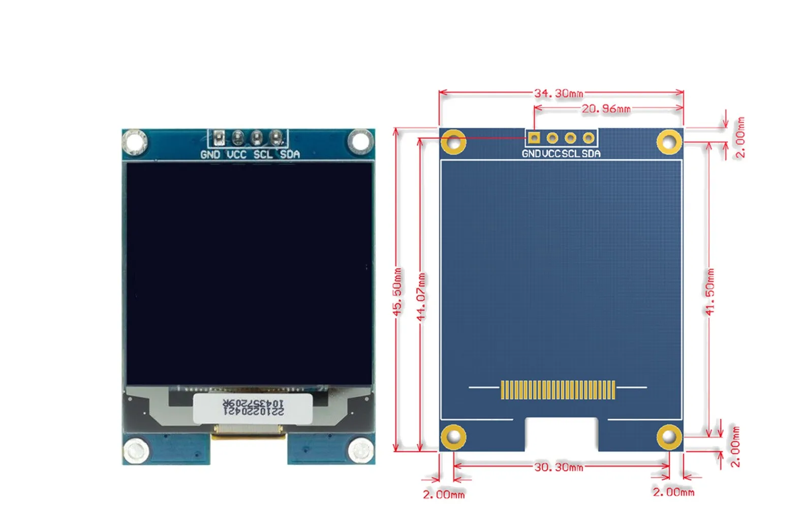 1,5-дюймовый SSD1327 OLED 128 * 128 UNO SPI последовательный порт для Arduino STM32