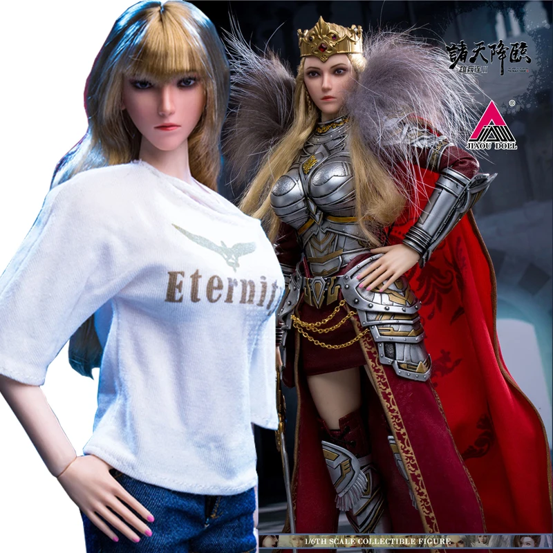 1: 6 Super Seminary Yan Angels wing Queen Crown/повседневная одежда Полный комплект 12-дюймовой женской фигурки солдата Коллекция игрушечных кукол