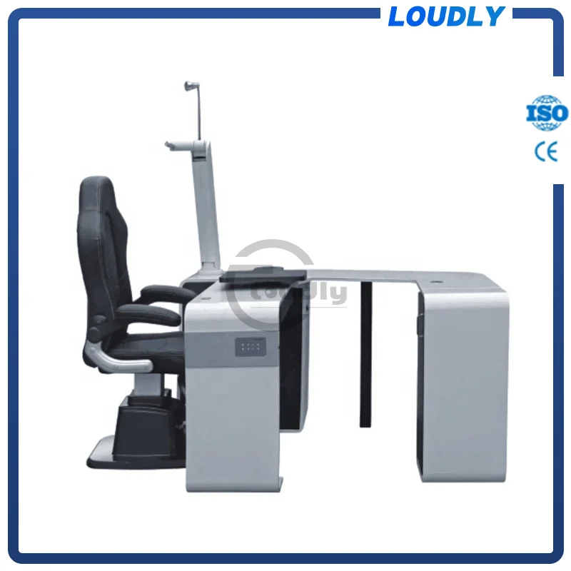 100% Новый офтальмологический аппарат бренда Loudly, Офтальмологическая подставка со стулом PK-200AT