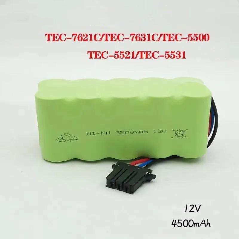 12V4500mAh для дефибриллятора NIHON KOHDEN TEC7621C. TEC7631C. TEC5500. TEC5521. Перезаряжаемый NI-MH аккумулятор TEC5531