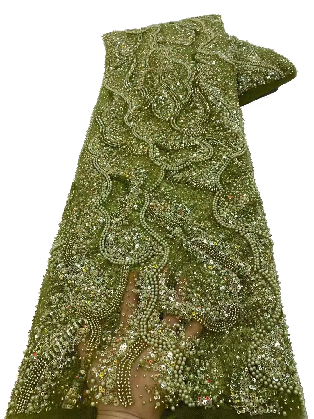 2023 высококачественное французское тюлевое кружево, изысканная сверхпрочная ткань с пайетками из бисера, модное вечернее платье 5 ярдов