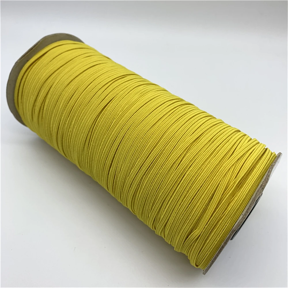 3 мм 7 мм 10 мм 5 ярдов /лот Желтая Высокоэластичная Швейная резинка Fiat Rubber Band Поясная резинка Эластичная веревка Эластичная лента