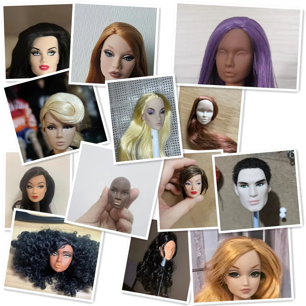 30 см Оригинальная голова FR кукольные головы FR Модная лицензионная голова качественные кукольные головы для девочек, одевающие игрушки своими руками