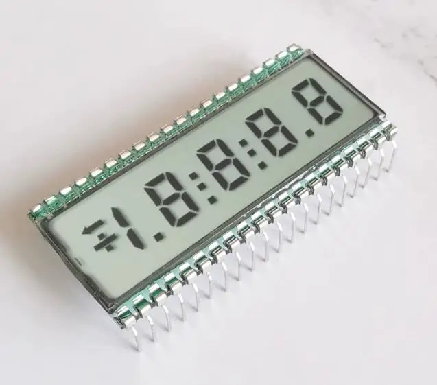 40-Контактный TN Положительный сегмент из 4-1 / 2 цифр ЖК-панель с широким температурным статическим приводом, экран без подсветки 3V 5V