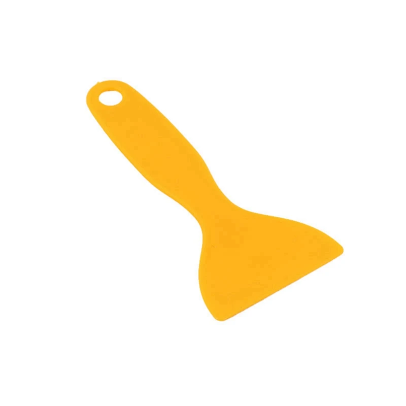 4X Виниловая пленка Желтая Пластиковая Фольга Очиститель Скребок для удаления пузырьков воздуха Наклейки Инструменты для установки Автостайлинга автомобиля