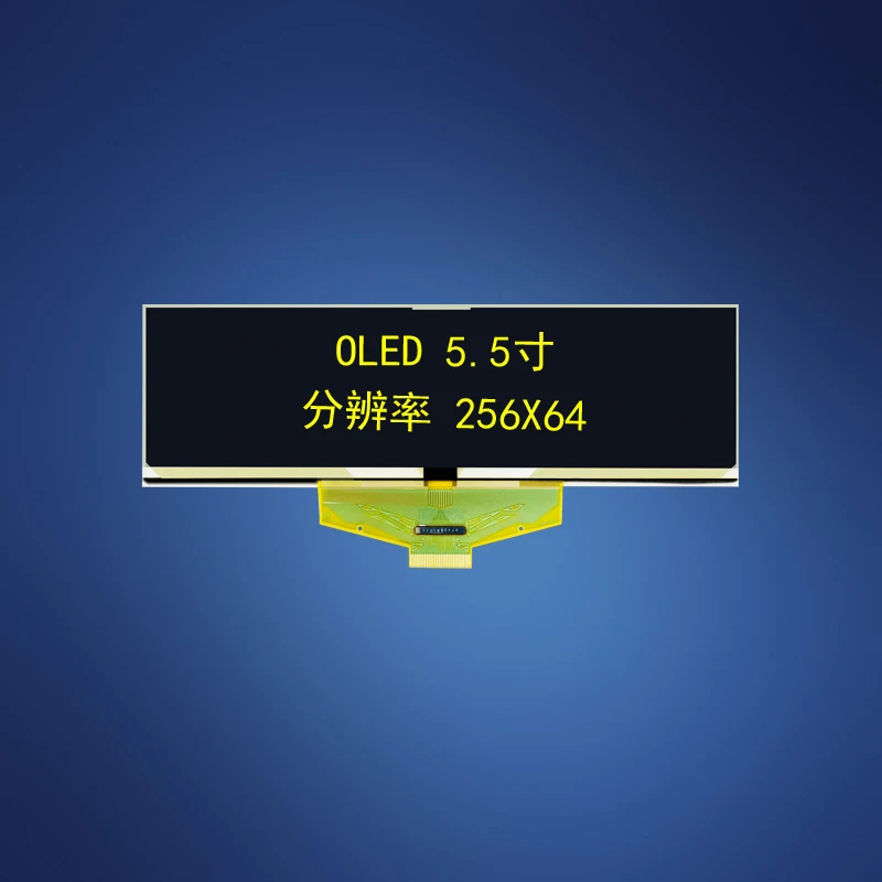 5,5 дюймовый OLED-дисплей 256x64 plug in stocketbsd1332 желто-зеленого цвета 30-контактный 3/4-проводной SPI 8-битный параллельный интерфейс