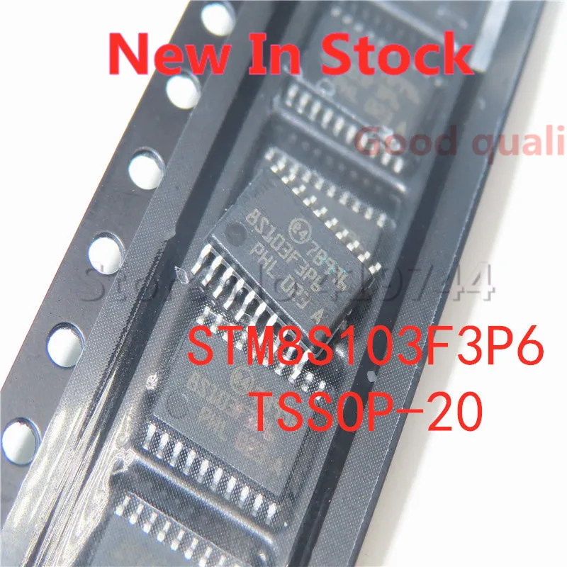 5 шт./ЛОТ 100% Качественный STM8S103F3P6 STM8S103 8S103F3P6 SMD TSSOP-20 микроконтроллер 8-разрядный В наличии Новый Оригинальный