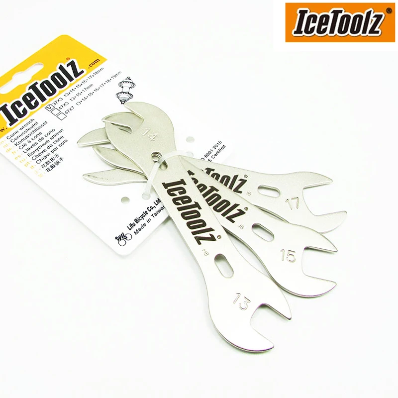 IceToolz 37X3 Велосипедные Конусные Ключи Комбинированный Набор Инструментов Для Ремонта Гаечных Ключей Ступицы Велосипедной Оси 37A1-37B1-37C1 Набор Инструментов Для Ремонта Гарнитуры Гаечного Ключа