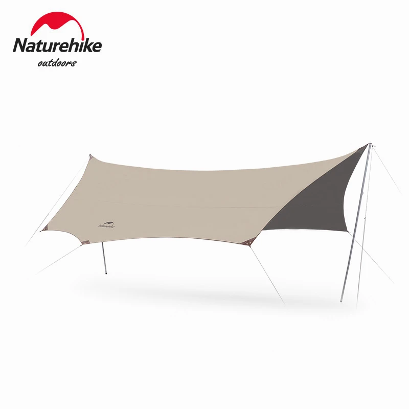 Naturehike Camping Canopy Tent 150D, Черное покрытие, Водонепроницаемый навес, Укрытие от солнца на большой площади, Семейные палатки для вечеринок