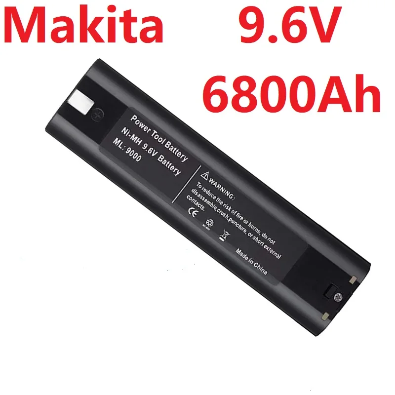 NiMH аккумуляторная батарея Makita 9.6V 6800Ah Mak 6095D 9000 9001 9002 9033 9034 632007-4 193890-9 191681-2 193889-4