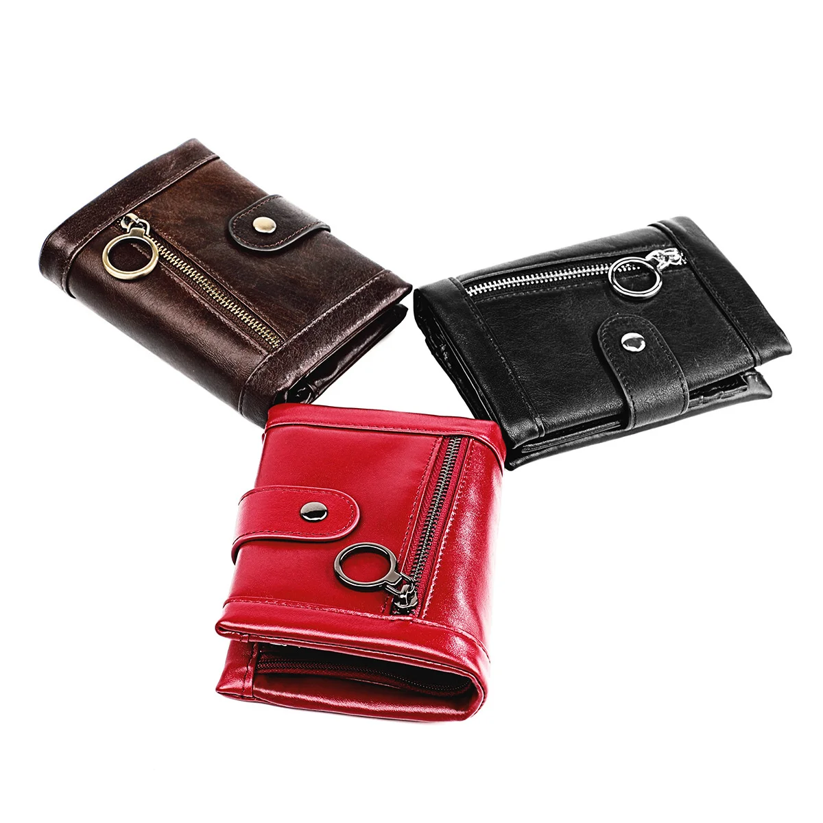 RFID противоугонная щетка, кошелек с несколькими слотами, масло, воск, кожа, мужской кожаный кошелек, сумка для мелочи