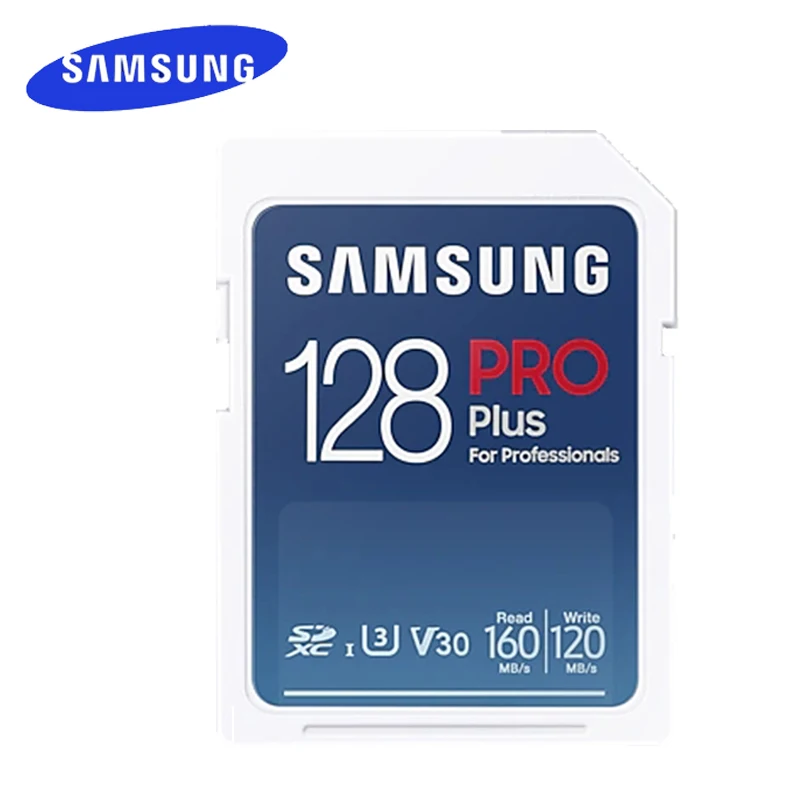 Samsung Evo Pro Plus SD-Карта 64 ГБ Флэш-Карта Памяти 128 ГБ 32 ГБ Карта SD 256 ГБ U1 U3 4K V10 V30 Microsd 512 ГБ SD-Карты для Камеры