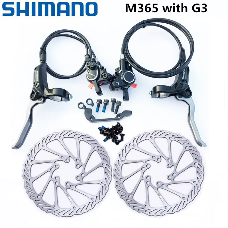 SHIMAN0 M365 Тормоз Гидравлический Дисковый Тормоз Тормоза Велосипед MTB Горный велосипед Тормоз BR-BL-M365 Тормоз w/n G3 HS1 RT30 Ротор 160 мм