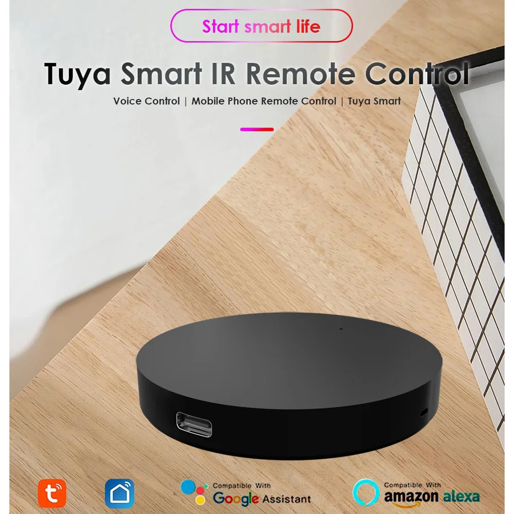 Tuya Smart Life WiFi ИК Пульт дистанционного управления DIY Универсальный умный инфракрасный пульт дистанционного управления для телевизора DVD AUD Через Alexa Google Home Alice