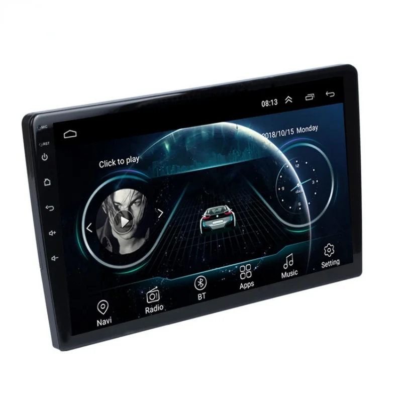 Автомобильная аудиосистема 9-дюймовая 2din GPS навигация автомобильный DVD-плеер Универсальное автомобильное радио Android Стерео