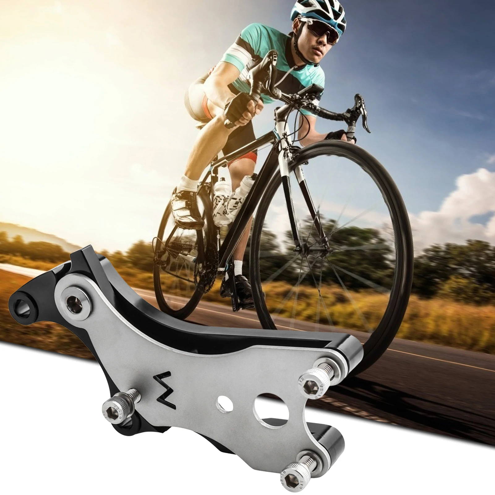 Адаптер тормозного кронштейна Адаптер дискового тормоза заднего колеса для велоспорта Аксессуары для модификации велосипеда для обычных велосипедных компонентов