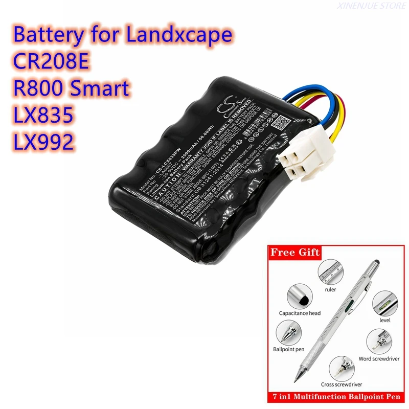 Аккумулятор для газонокосилок 20V/2500mAh LA0007 для Landxcape CR208E, R800, Smart LX835, LX992