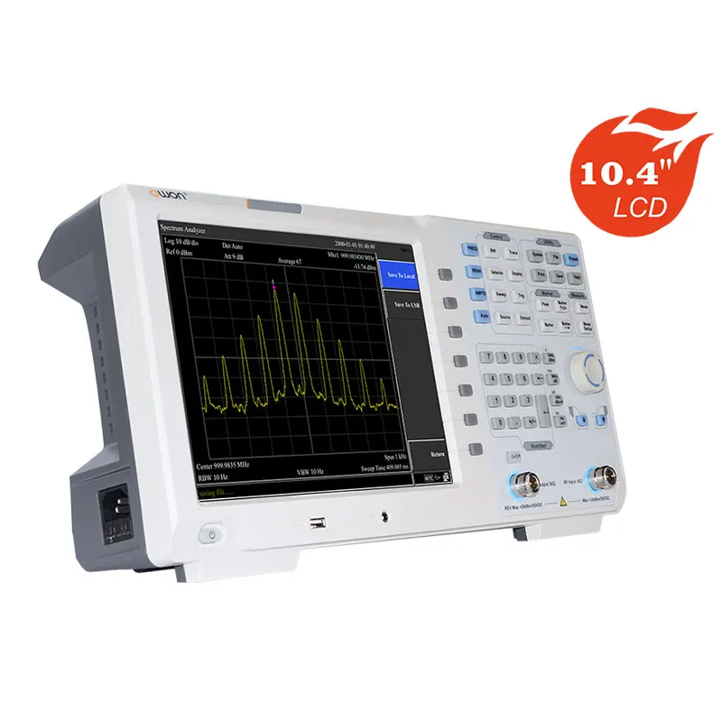 Анализатор спектра Owon XSA1015P-TG с 10,4-дюймовым ЖК-дисплеем Портативный тестер