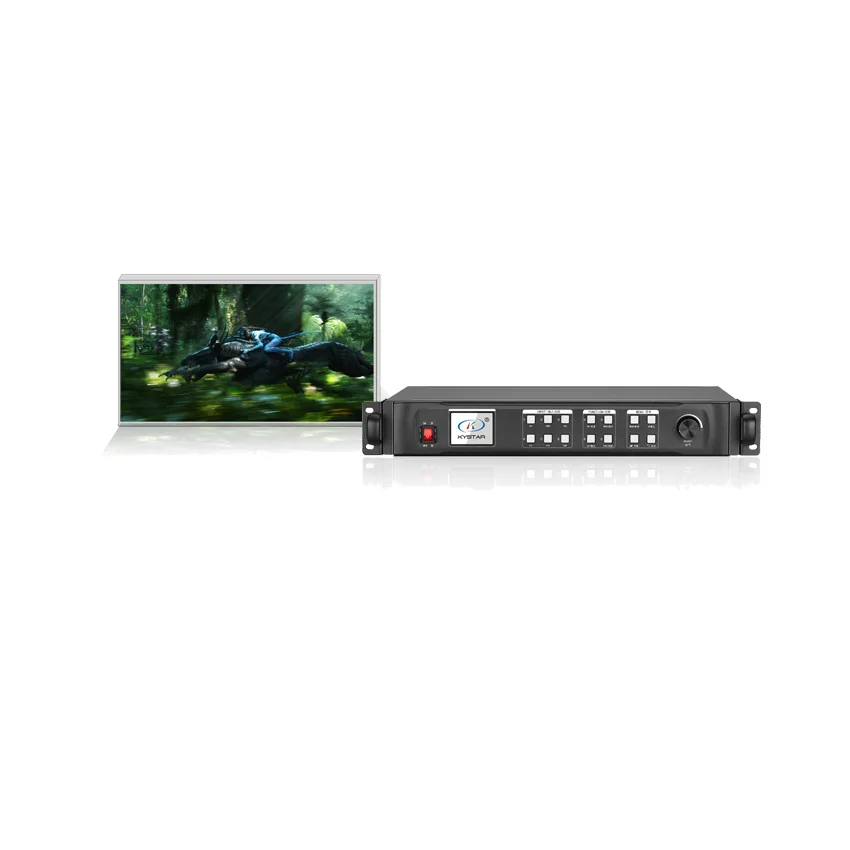 Видеопроцессор KS600 KYSATR 1920 * 1200 Поддерживает 2 карты отправки DVI VGA HDMI, Nova Linsn Card Контроллер светодиодного дисплея