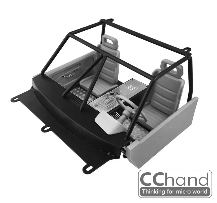 Внутренняя кабина CChand с металлическим каркасом для RC4WD 1/10 TF2 Mojave 2-дверной версии RC car toys