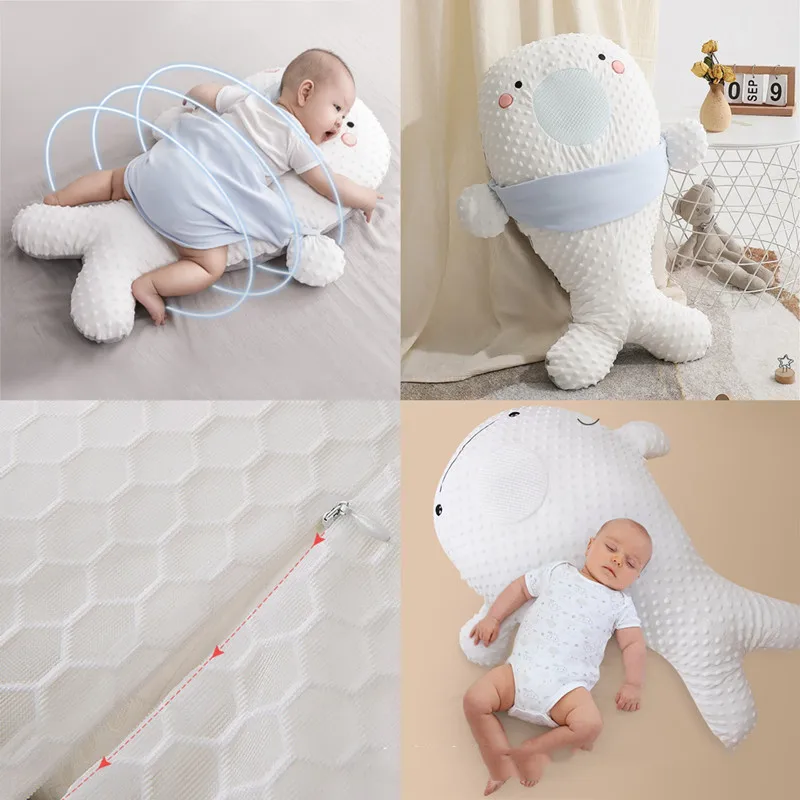 Детские бархатные подушки-вытяжки для новорожденных, удобные для сна на боку При кишечных коликах и метеоризме, Кукла для младенцев, Декоративная из хлопка