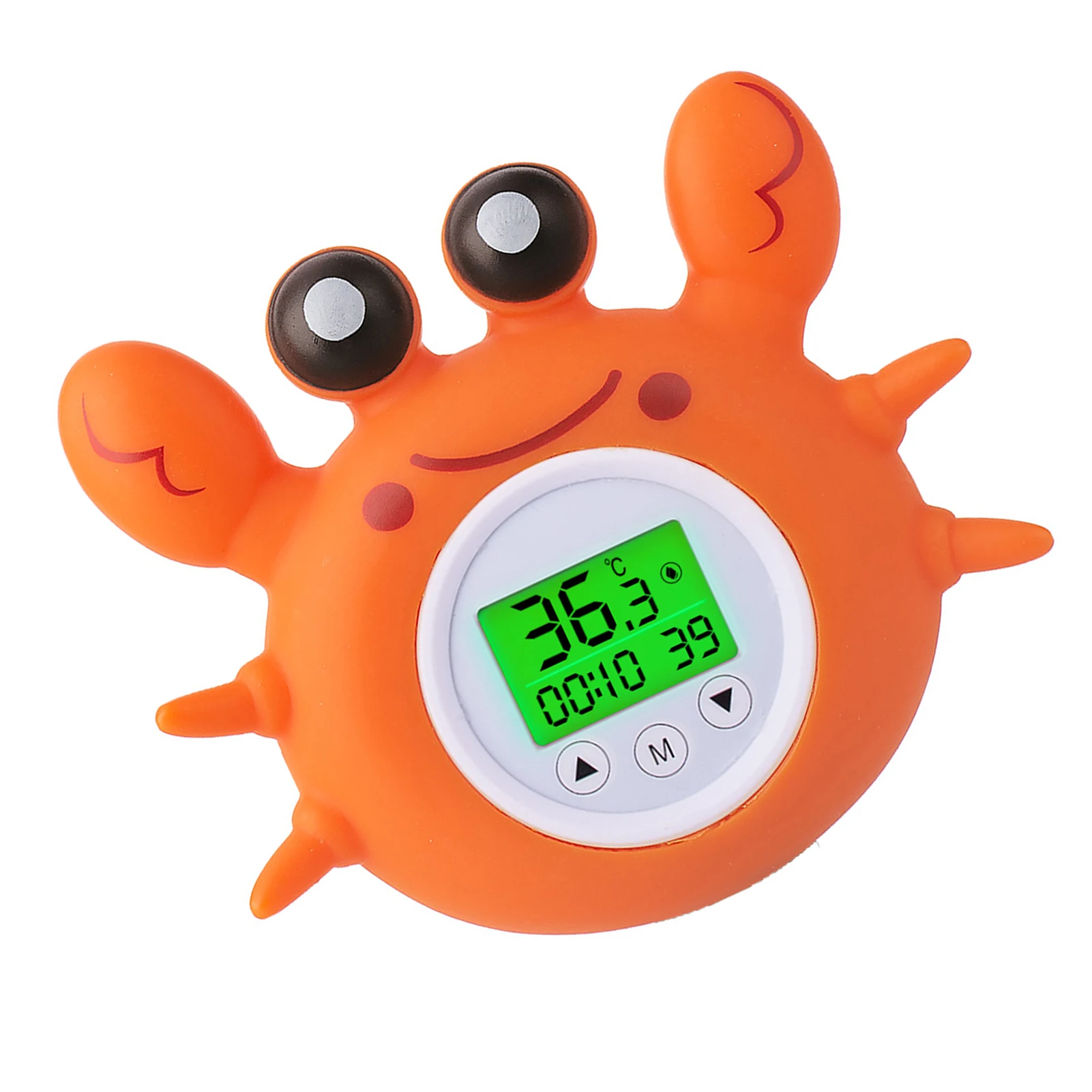 Детский термометр для ванны с трехцветным дисплеем комнатной температуры с подсветкой по Фаренгейту и Цельсию, безопасная плавающая ванна, игрушечная ванна
