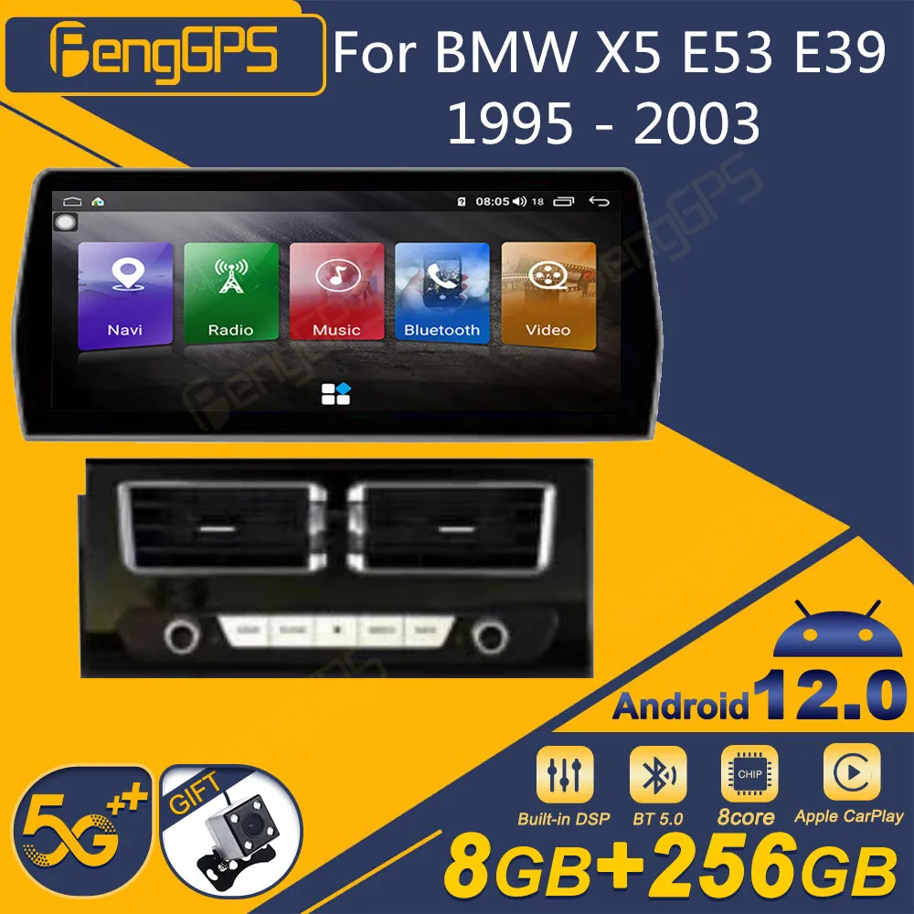 Для BMW X5 E53 E39 1995-2003 Android Автомобильный Радиоприемник 2Din Стерео Приемник Авторадио Мультимедийный Плеер GPS Navi Экран Головного Устройства