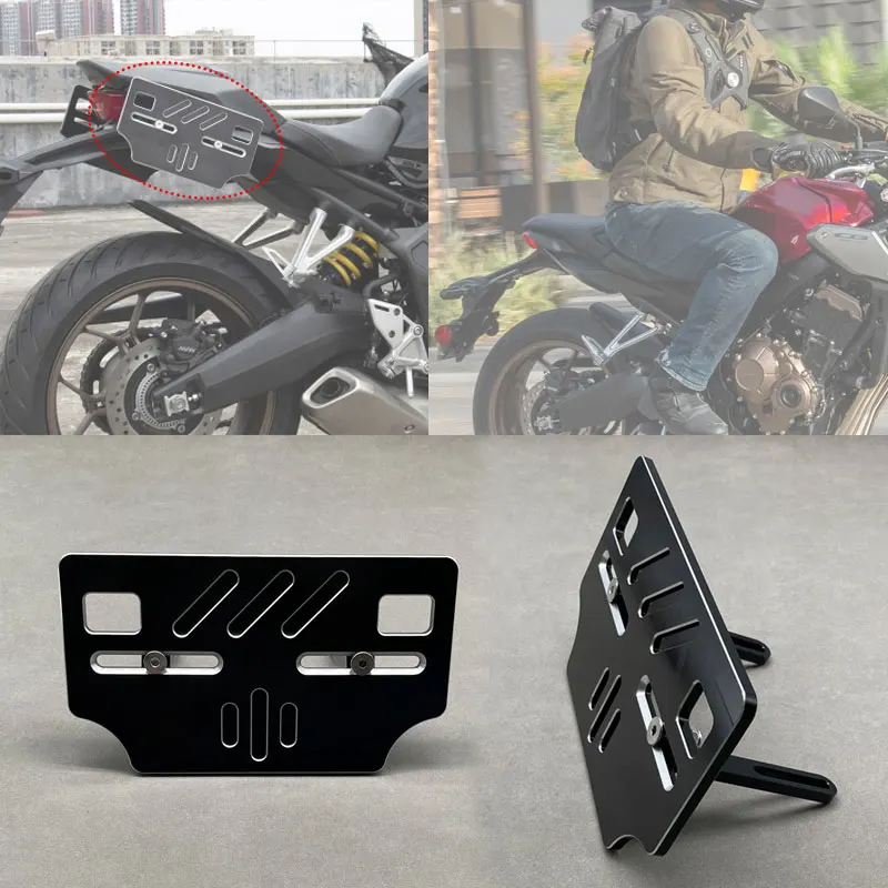 Для Honda CBR650R CB650R 2019 2020 Аксессуары Кронштейн для крепления седельной сумки мотоцикла, Багажник, Кронштейн для держателя боковой сумки, Черный