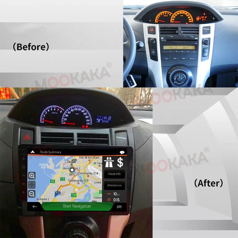 Для Toyota YARIS 2005 2006-2012 4GL PX6/G6 Android Автомобильный Стерео Радио Мультимедийный плеер GPS Навигация Авто Аудио DSP Carplay