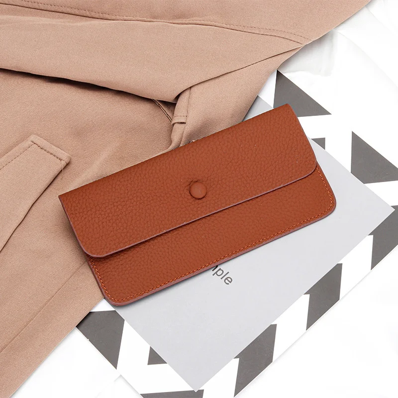 Женская сумочка-засов, женский кошелек-ультратонкий конверт, женская маленькая сумочка, женская длинная удобная сумка, кожаный кошелек, карман для мобильного телефона.