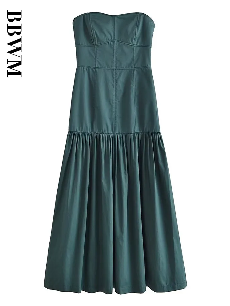 Женское платье с открытыми плечами, зеленое длинное платье, женские винтажные сексуальные вечерние платья с открытой спиной 2023, летние вечерние платья