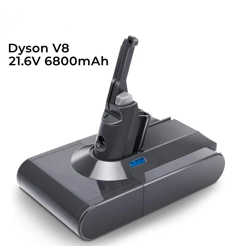 Замена Батареи Dyson V8 6800 мАч 21,6 В Литиевая Батарея для Абсолютного Беспроводного Ручного Пылесоса Dyson V8 Fluffy Vacuum