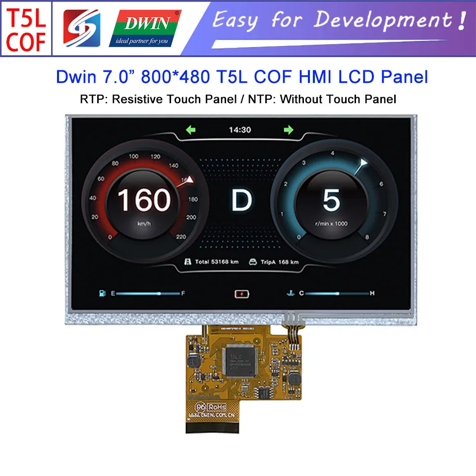 Интеллектуальный Дисплей Dwin T5L HMI, DMG80480F070_01W 7,0 