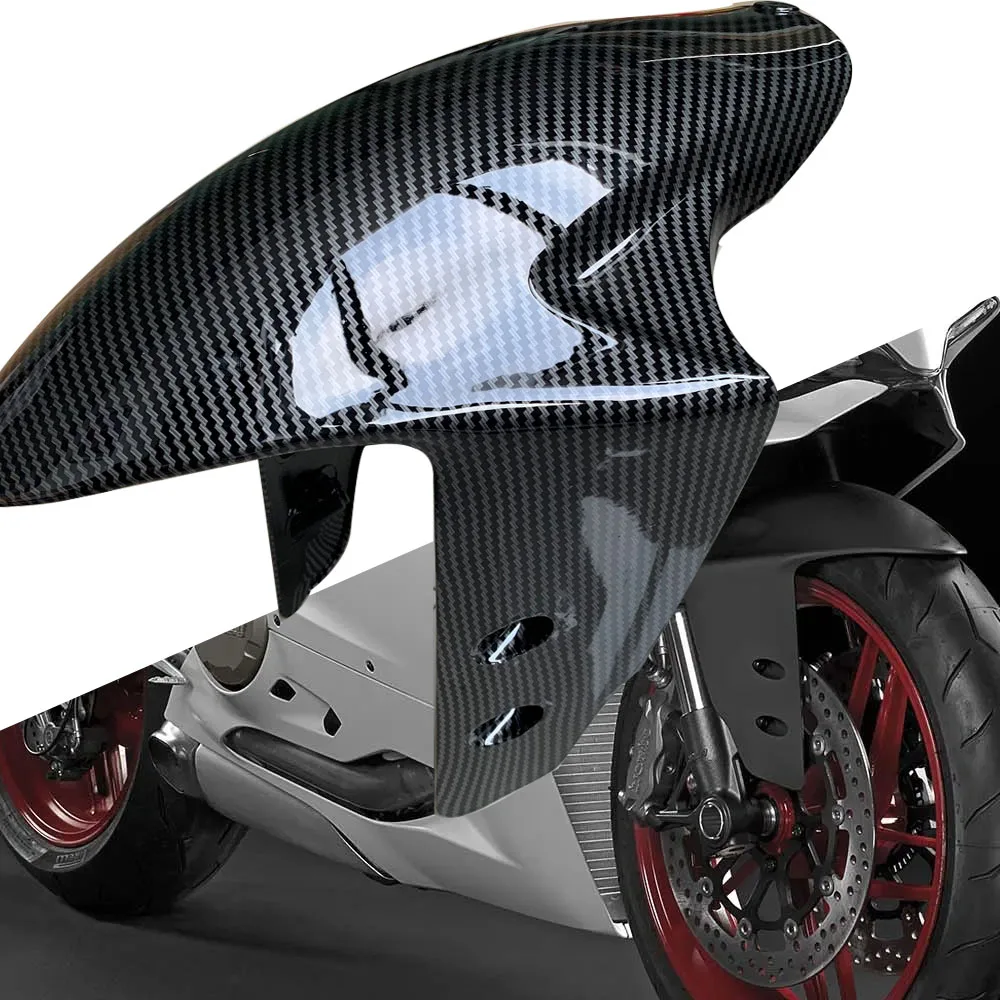 Карбоновый цвет (АБС-пластик) Переднее крыло мотоцикла, брызговик, защита от грязи и пыли, Брызговик для Ducati 1199 959 1299 2012 2013 2014