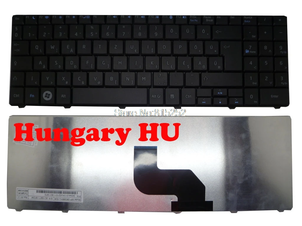 Клавиатура для ноутбука Pegatron SP15 SP15-UMA SP15-DIS SP15R 0KN0-011US02 0KN4-011HU02 MP-08G66HU-528 Венгрия HU/Соединенные Штаты США