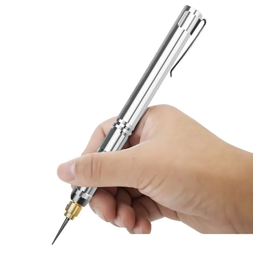 Компактная портативная электрическая шлифовальная ручка, станок для полировки каменных ногтей, устройство для гравировки металлических надписей с подзаряжаемой базой