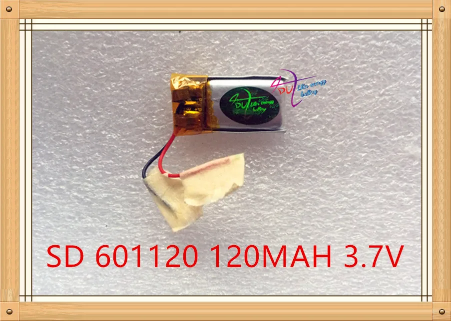 Литровая энергетическая батарея 3,7 В литий-полимерная батарея 601120 601020 601220 120 мАч Bluetooth-гарнитура динамики steelmate маленькие игрушки
