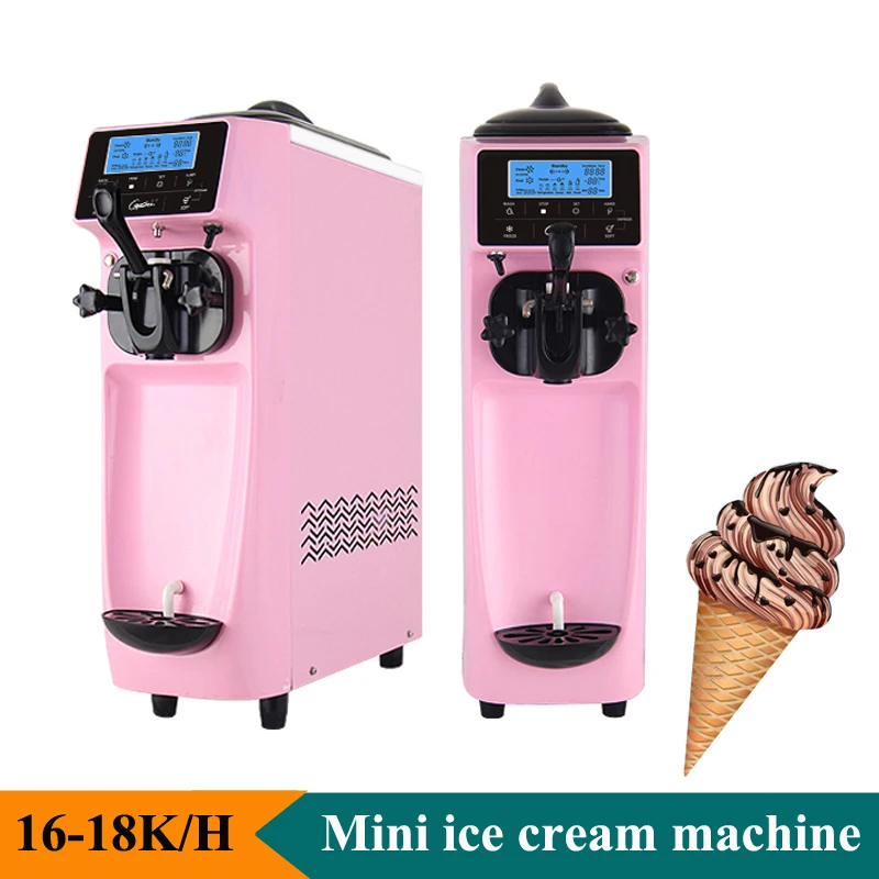 Малогабаритная коммерческая машина для розлива мягкого мороженого в рожки, Пломбир для мягкой подачи, холодный Десерт