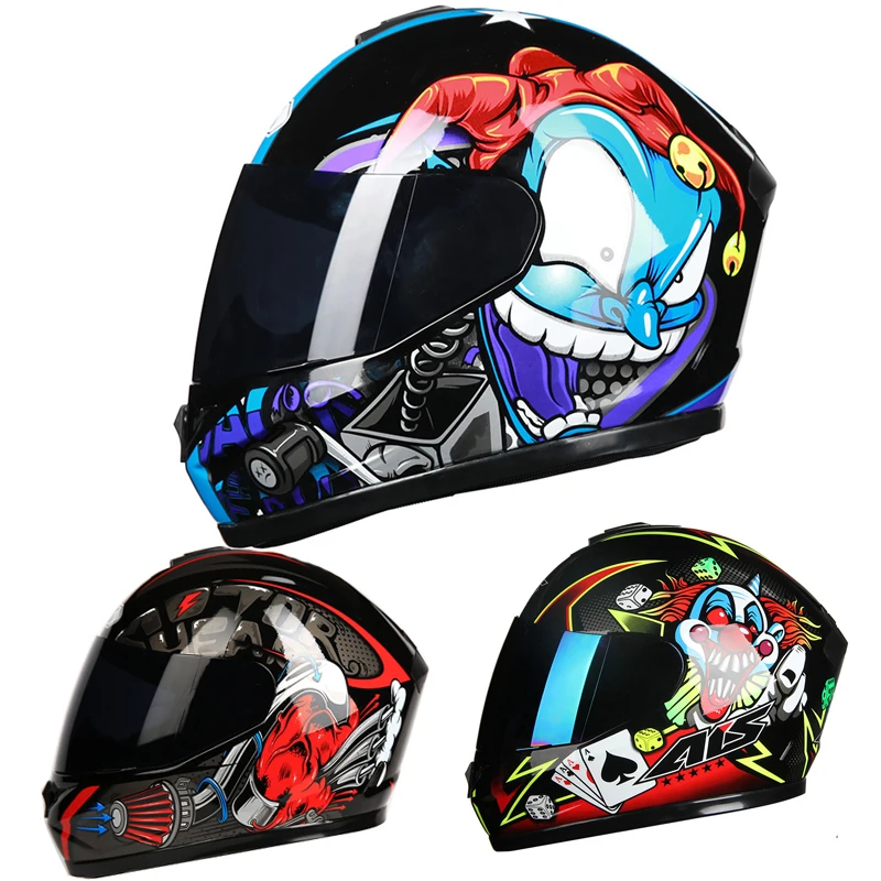 Мотоциклетный Профессиональный гоночный шлем, Двойной Мужской Шлем Four Seasons, Универсальный Полнолицевой Шлем, Аксессуары для защиты мотоцикла