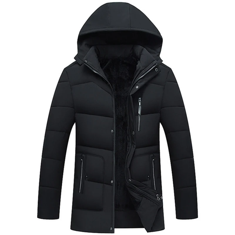 Мужская зимняя теплая походная горная куртка, ветрозащитные плюс бархатные утепленные куртки, пальто, уличное теплое черное пальто на молнии, верхняя одежда