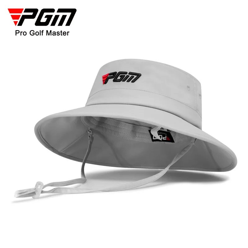 Мужская шляпа для гольфа PGM, Регулируемые ветрозащитные веревочные кепки С поясной впитывающей пот лентой, рыбацкие шляпы MZ059