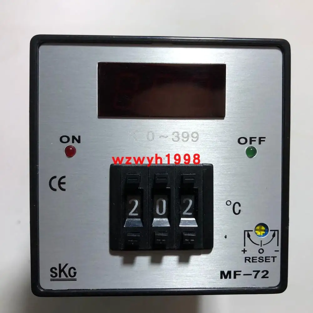 Наберите код цифрового регулятора температуры MF-72, чтобы убедиться в наличии термостата MF72
