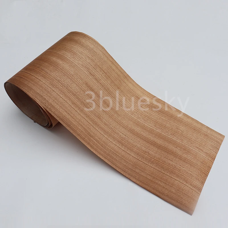 Натуральный шпон из натурального дерева зебра для мебели размером около 20 см x 2,5 м 0,2 мм Q/C