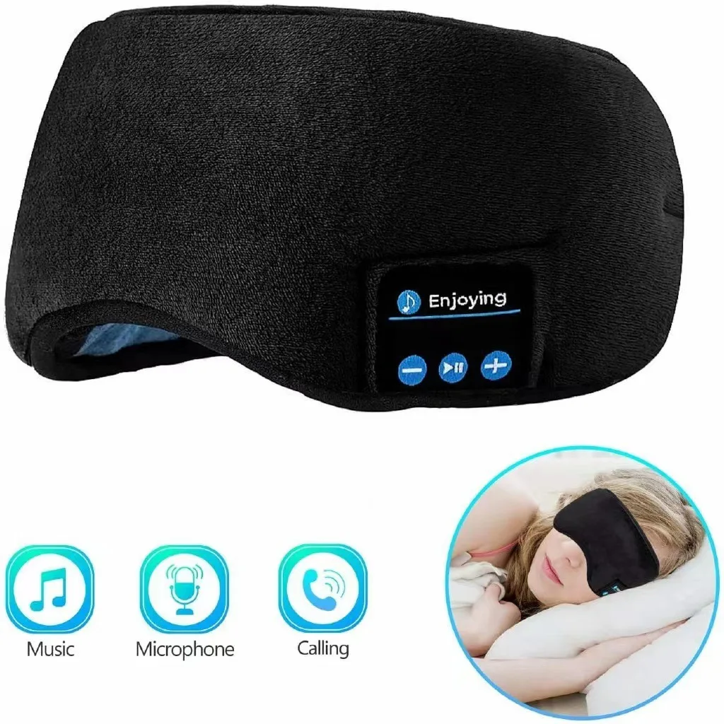 Наушники для сна, Bluetooth Маска для сна, 3D Беспроводная музыкальная маска для сна, наушники для сна на боку, маска для сна с