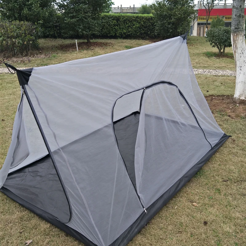 Новая палатка с противомоскитной сеткой для кемпинга с нижней одинарной дверью, палатка для отдыха на открытом воздухе, защищающая от насекомых, Походная кровать для путешествий