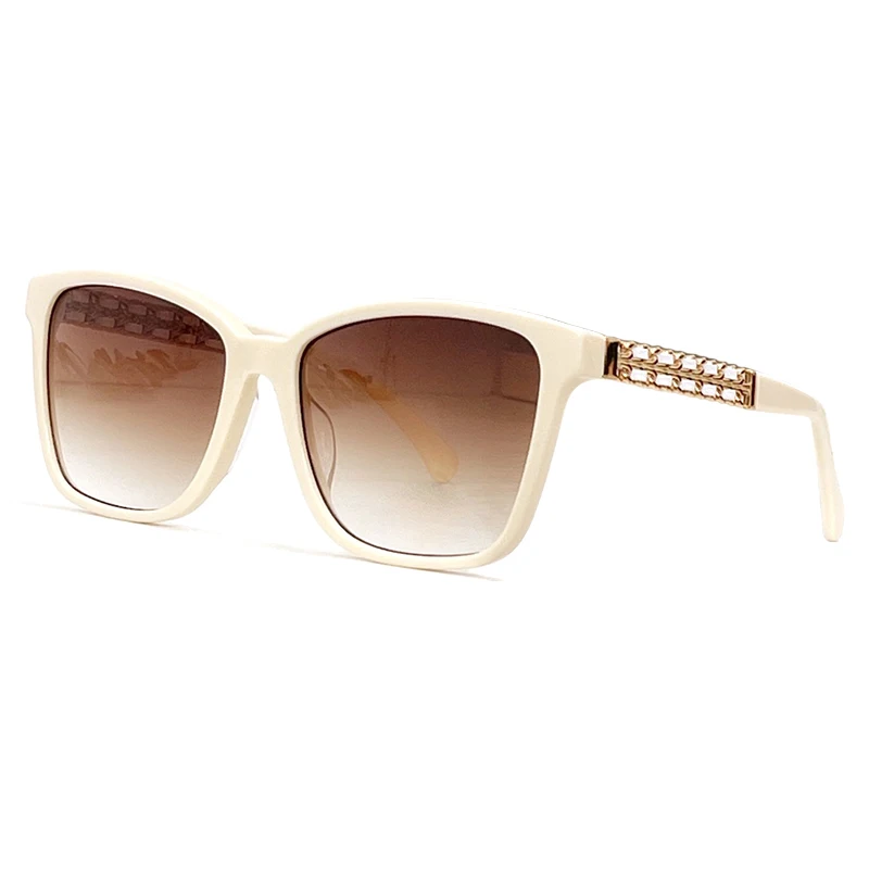 Новые модные женские солнцезащитные очки, винтажные квадратные кошачьи глазки, модные очки с солнцезащитными линзами UV400, с коробкой Oculos De Sol