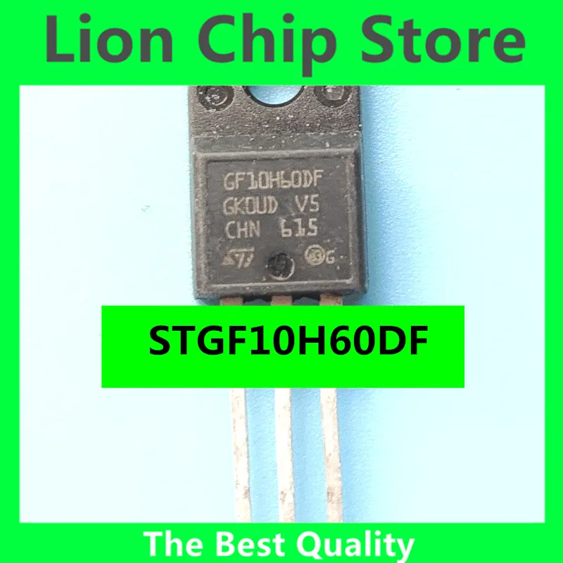 Новый оригинальный полевой транзистор GF10H60DF STGF10H60DF TO-220F IGBT 10A 600V с хорошим качеством STGF10H60DF