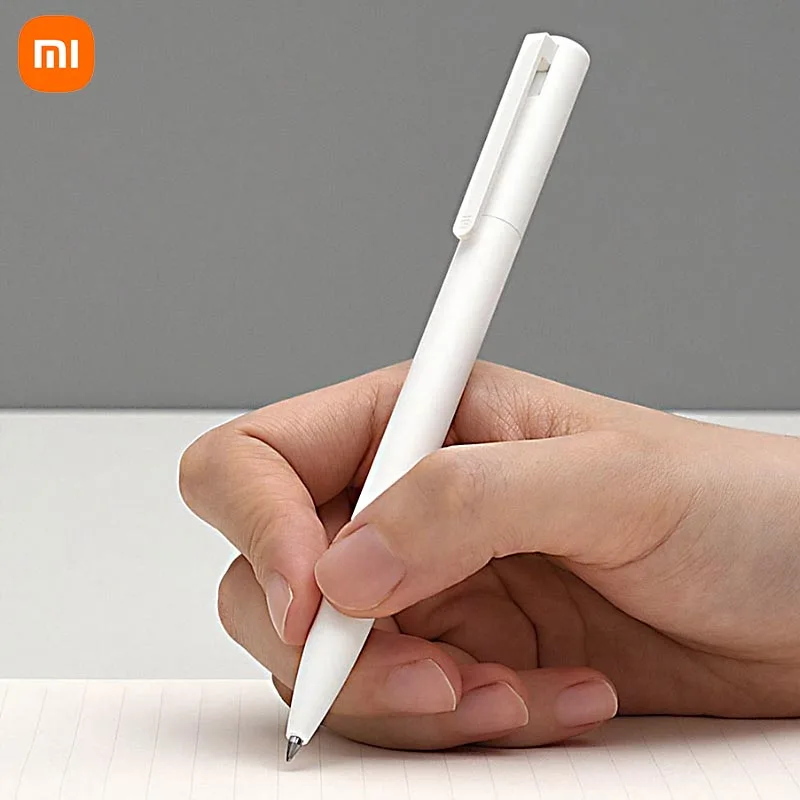 Оригинальная гелевая ручка Xiaomi Mijia MI Pen 0,5 мм для подписи PREMEC Smooth Switzerland с заправкой MiKuni Japan Ink (черный/синий) Лучший подарок