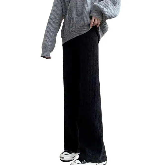 Осенне-зимние брюки Для беременных Носите Теплые зимние Широкие брюки с бархатным низом Для ранней беременности